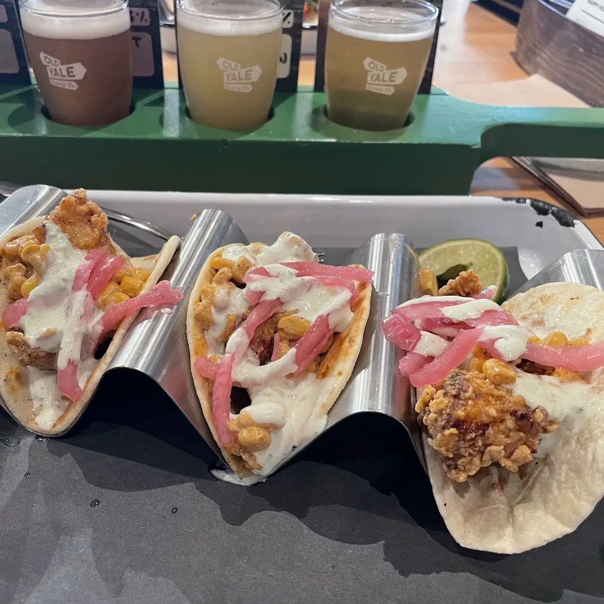 Fried Chicken Tacos