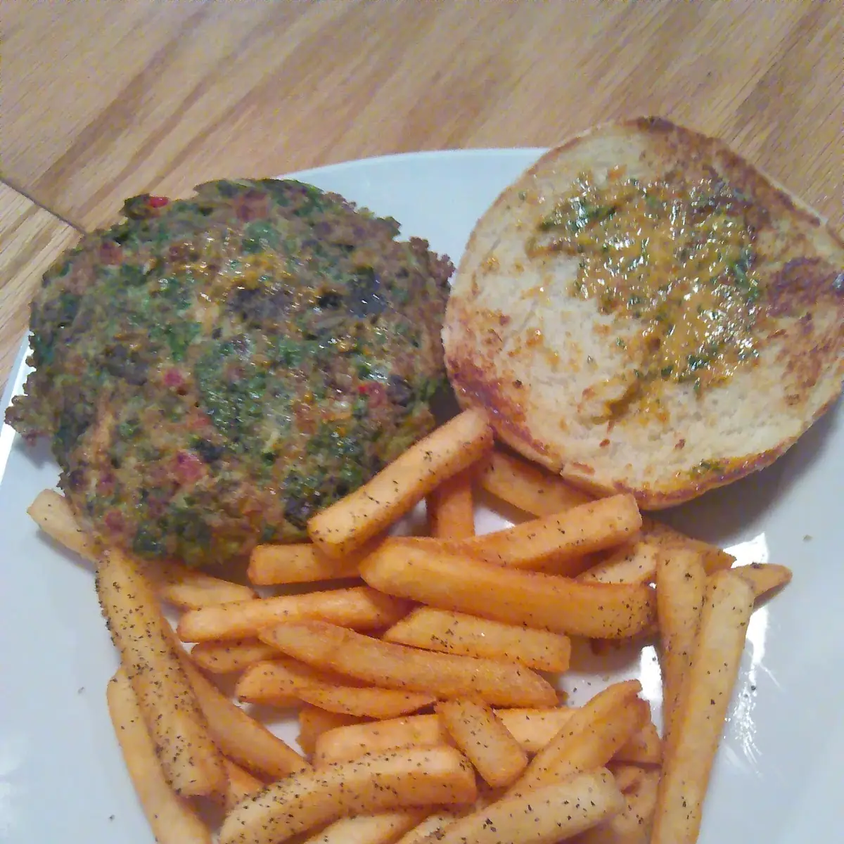 Veggie Burger with Fries