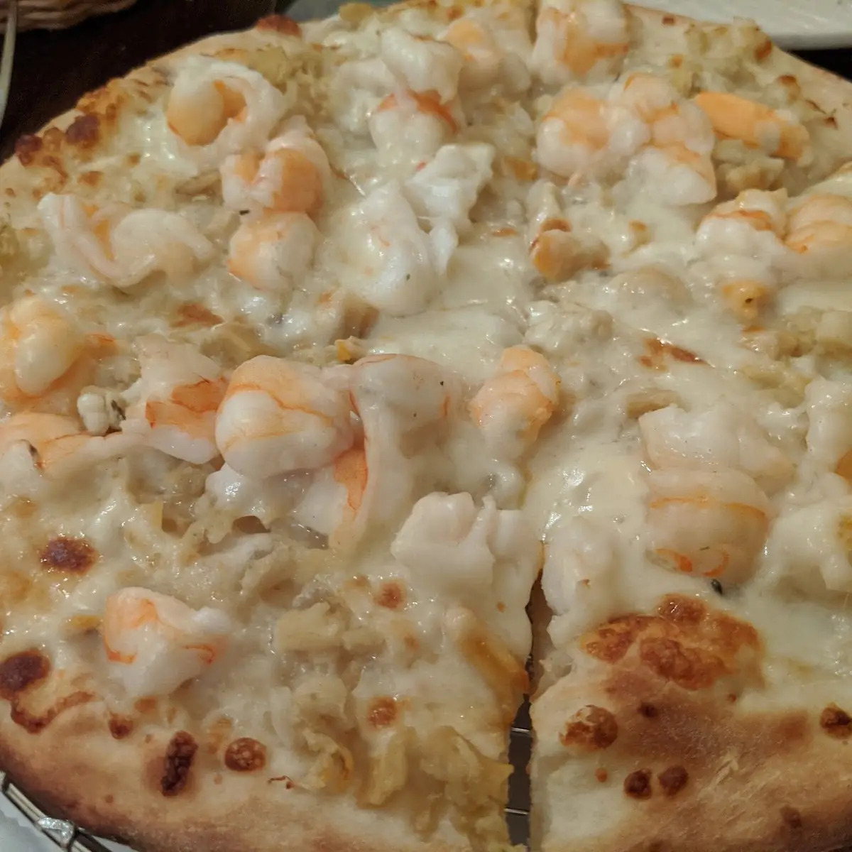 Shrimp Scampi Pizza