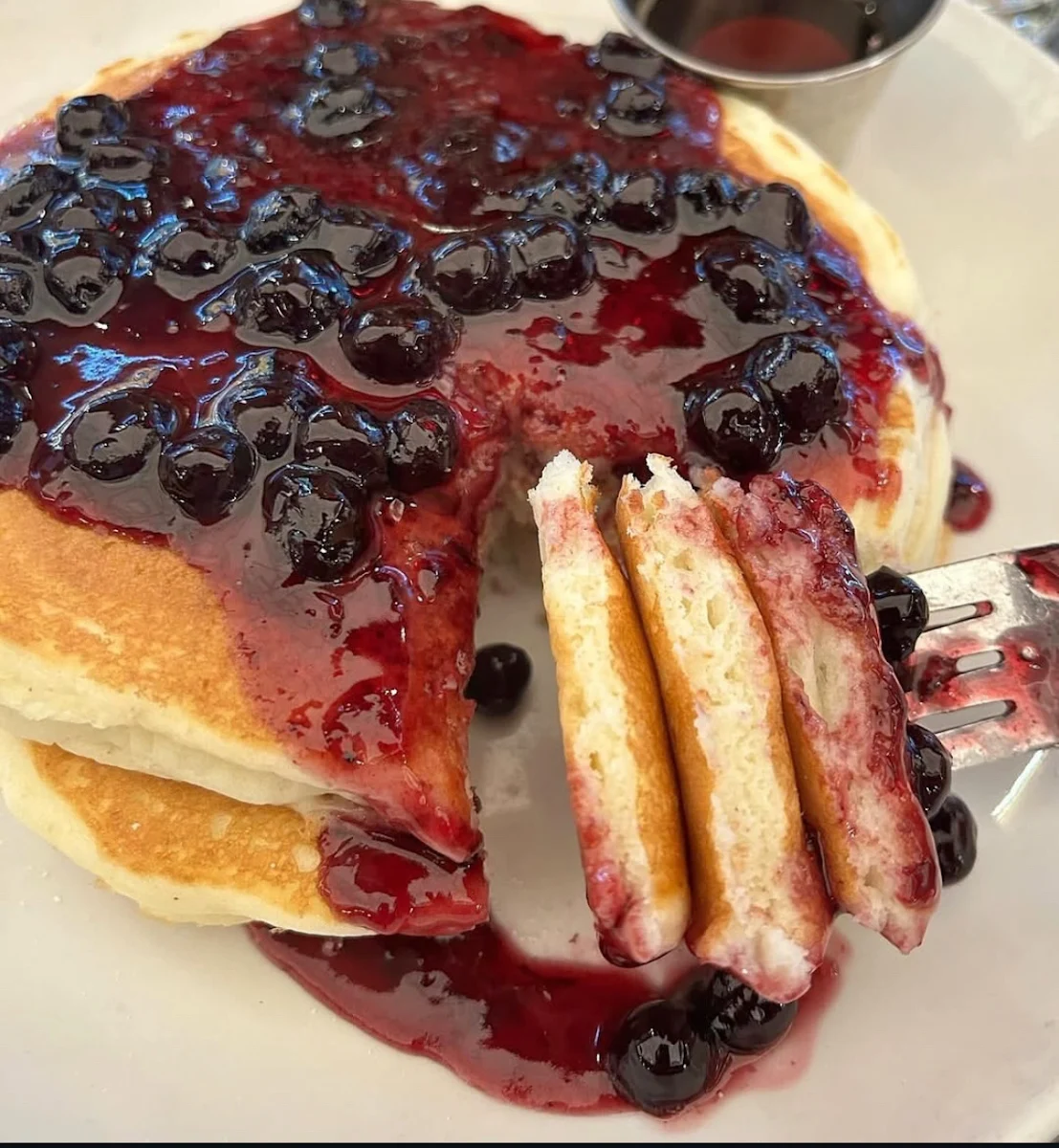 Blueberry Pancakes, Stacked Pancake & Breakfast House
