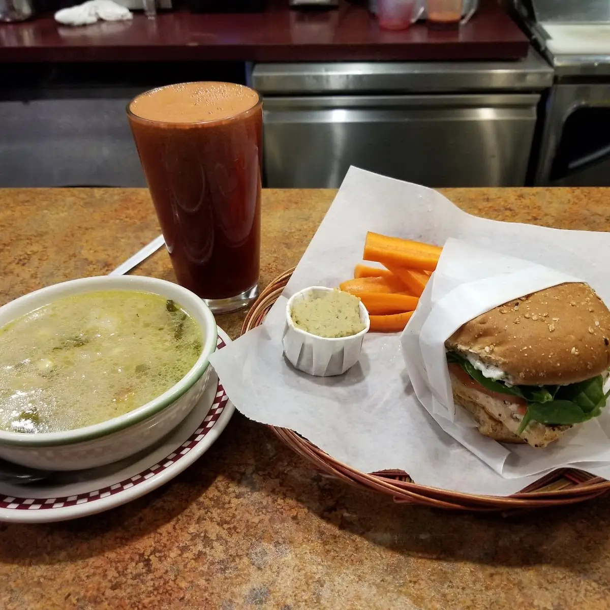 Half Grilla & Cup of Soup