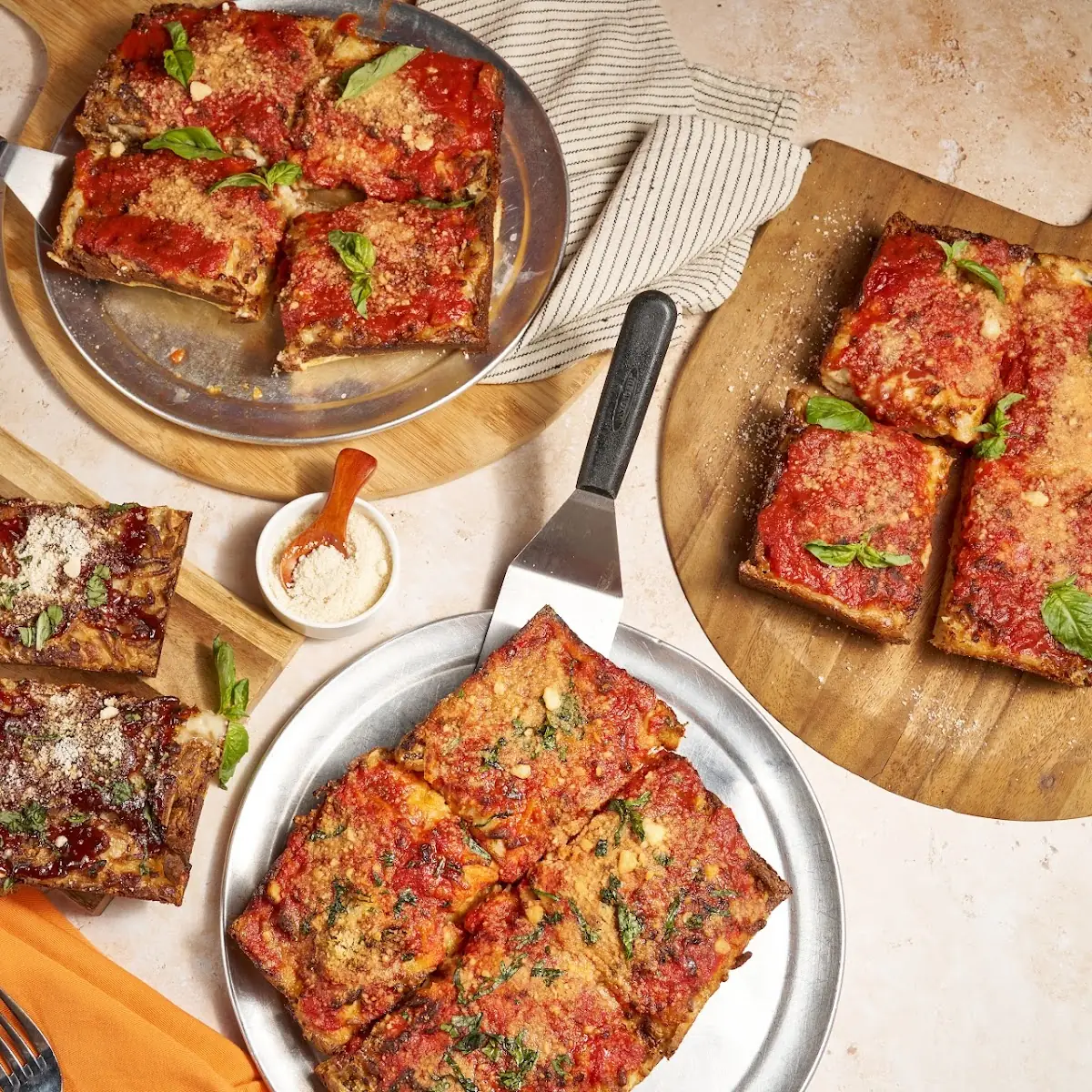 Eggplant Parm Pizza