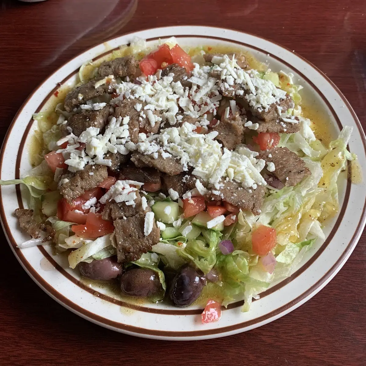 Gyro Greek Salad