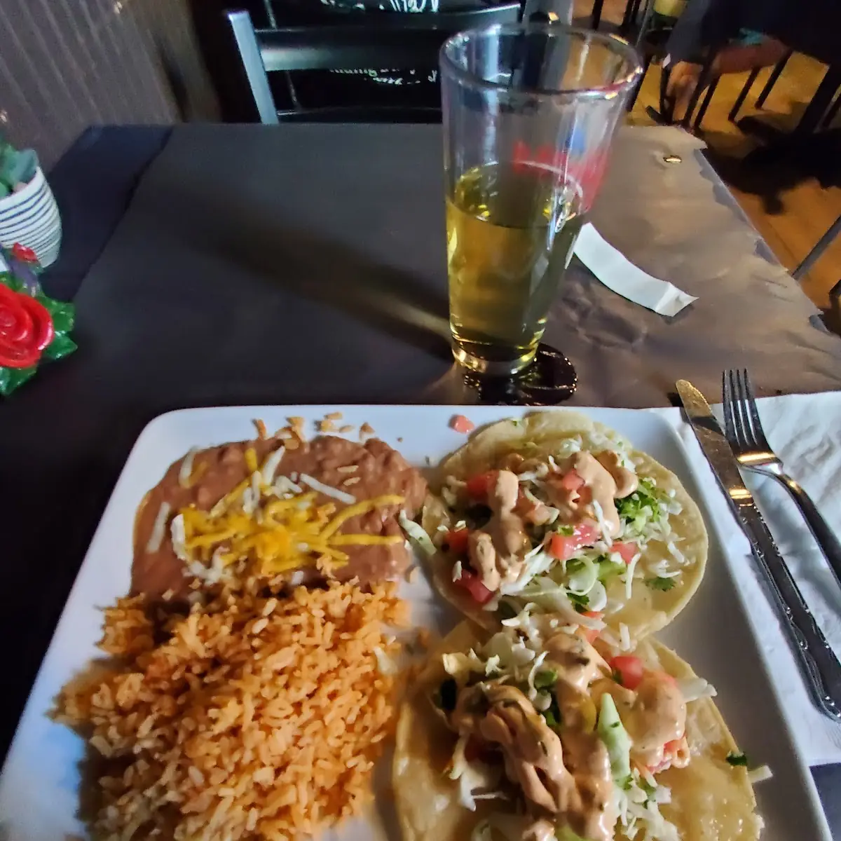 Fish Tacos Combination Dinner