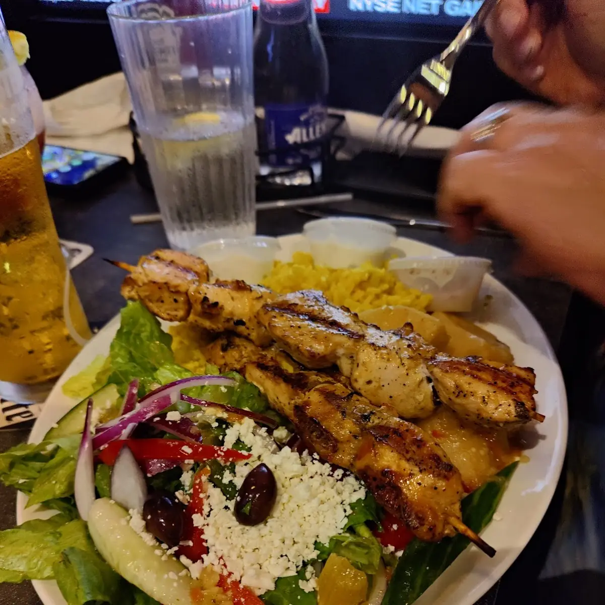 Crispy Chicken Tender Salad
