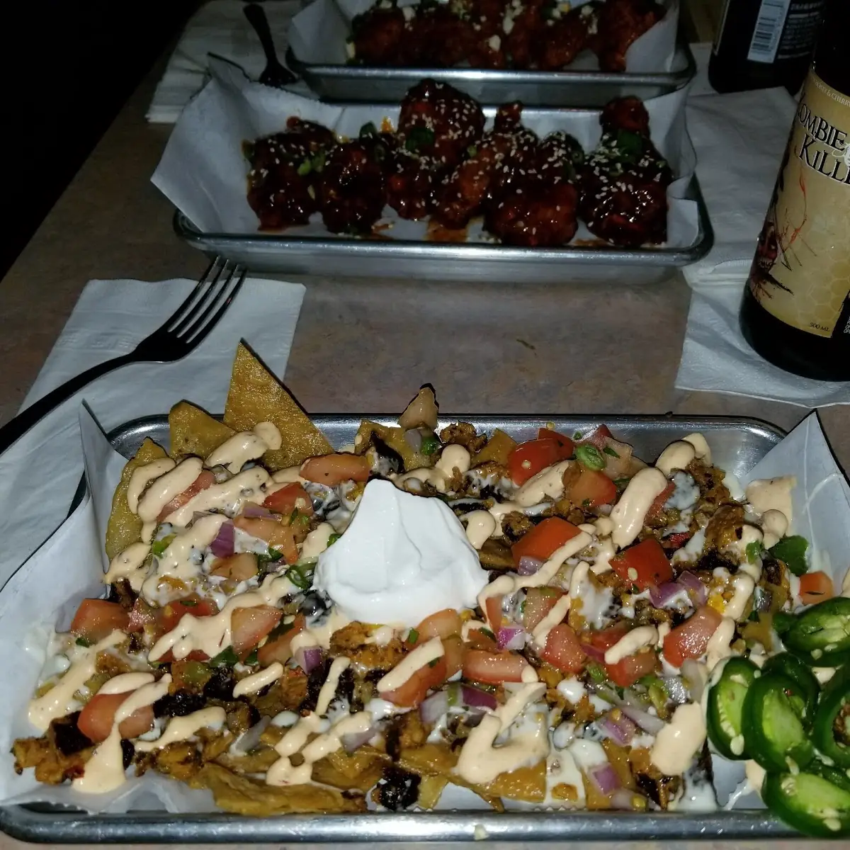 Black Bean Nachos