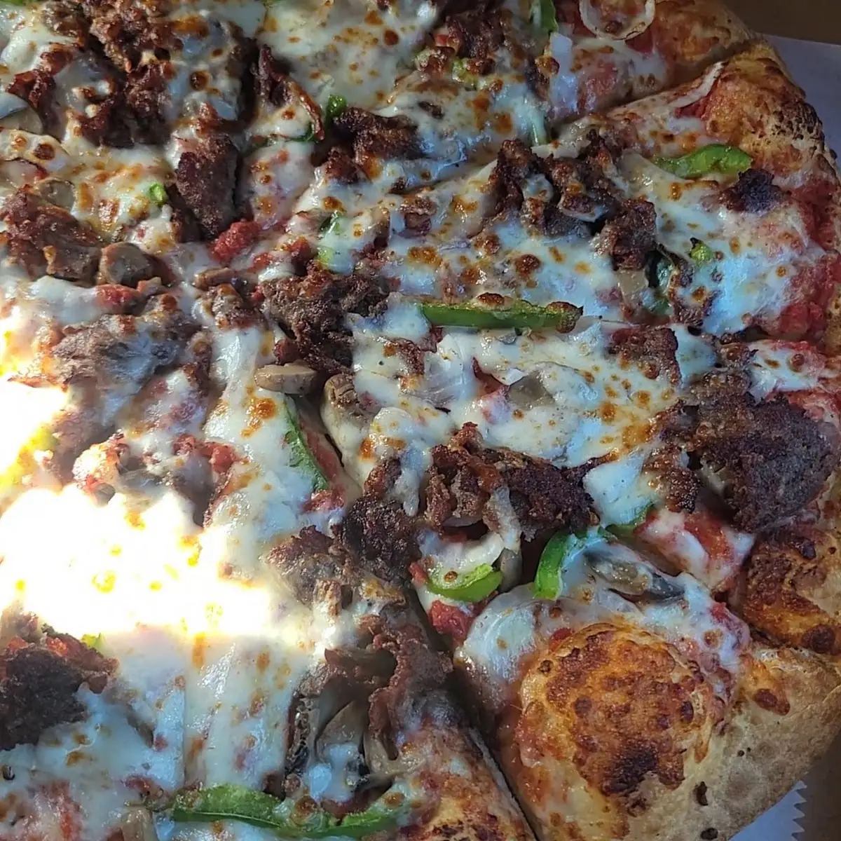 Philly Cheesesteak Pizza