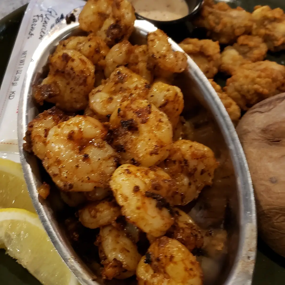 Grilled Shrimp with 2 Sides