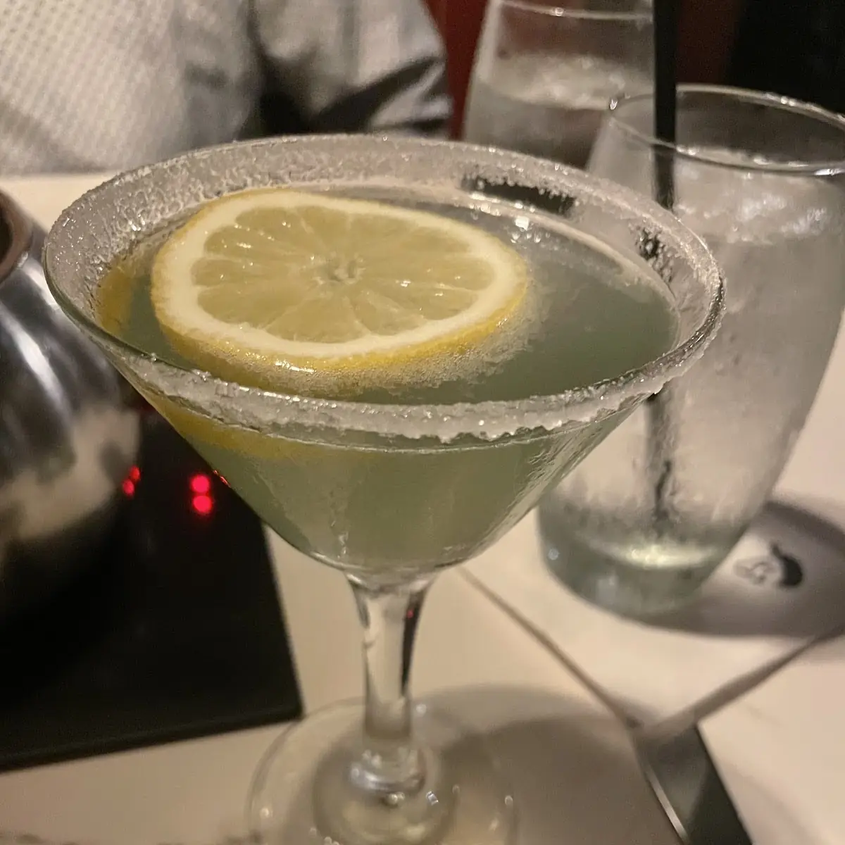 Blueberry Lemon Drop Martini