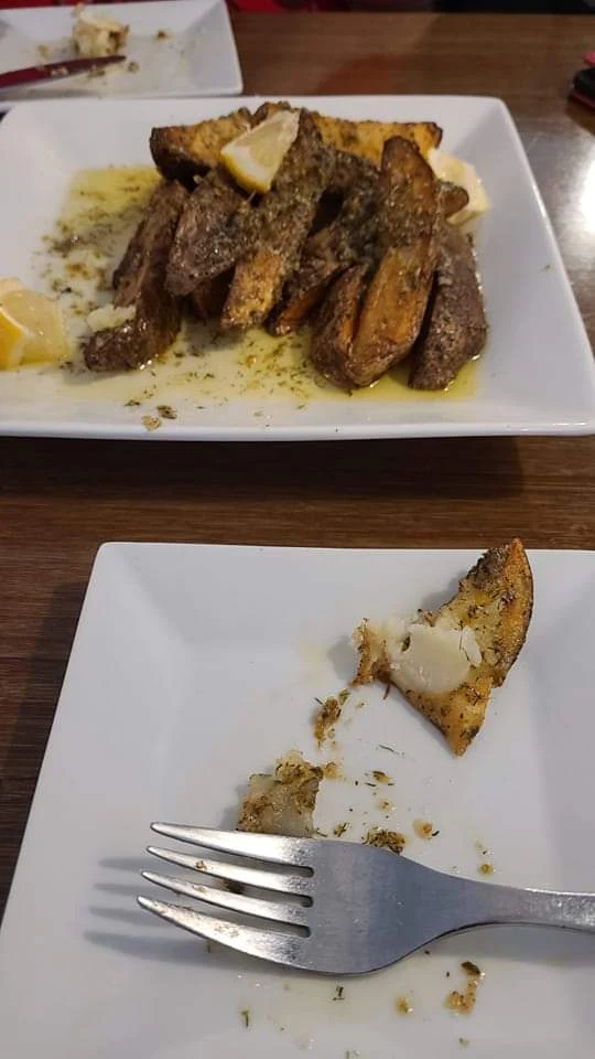 Greek Lemon Potato Wedges