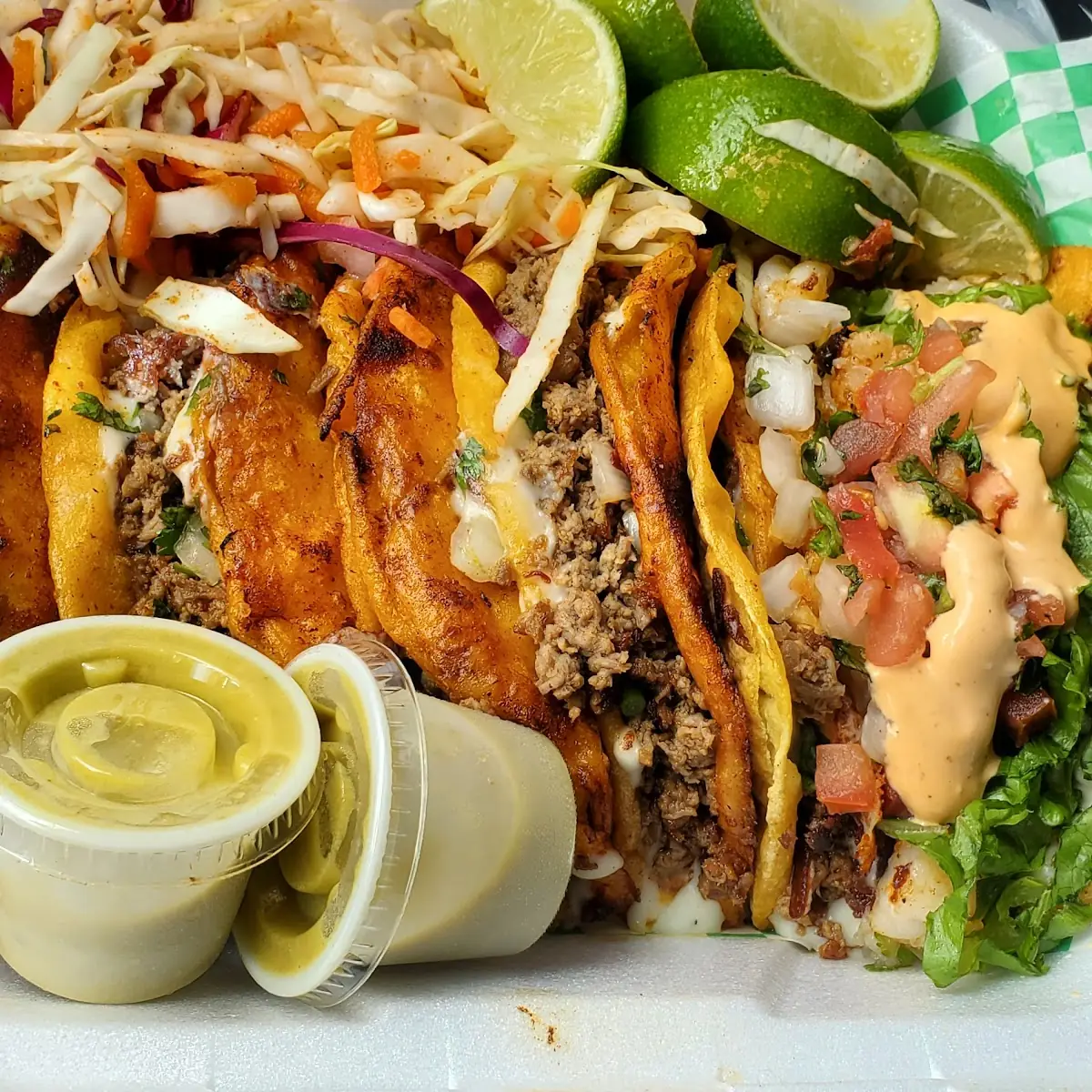 Steak and Shrimp Tacos