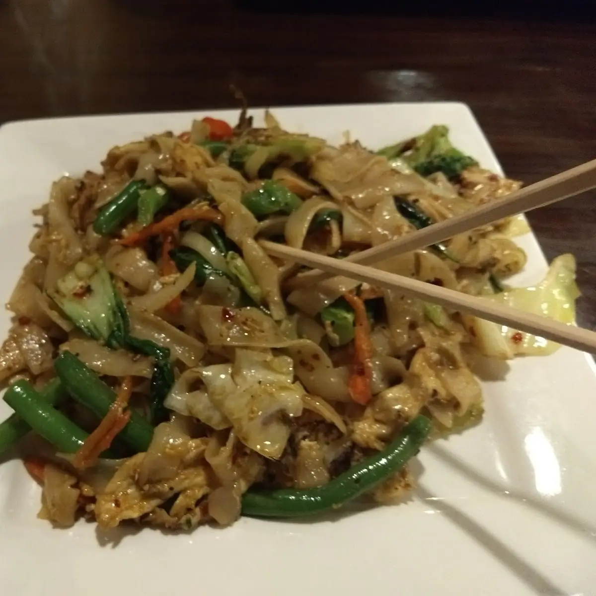 Hot and Spicy Chicken Pad Kee Mow