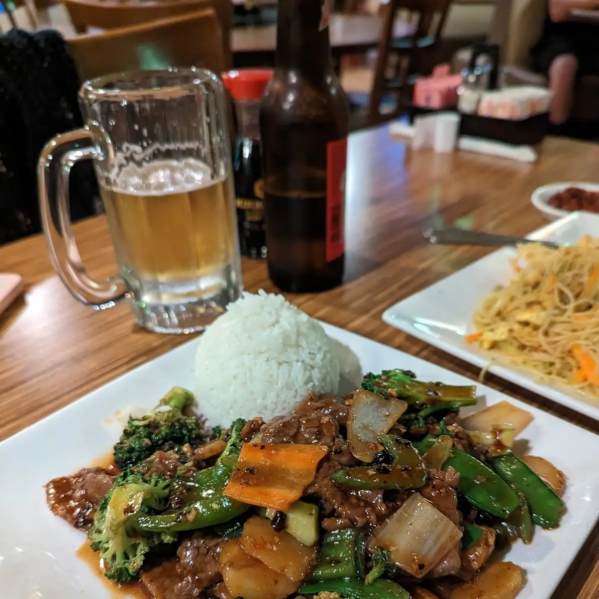 Beef with Garlic Sauce Combo