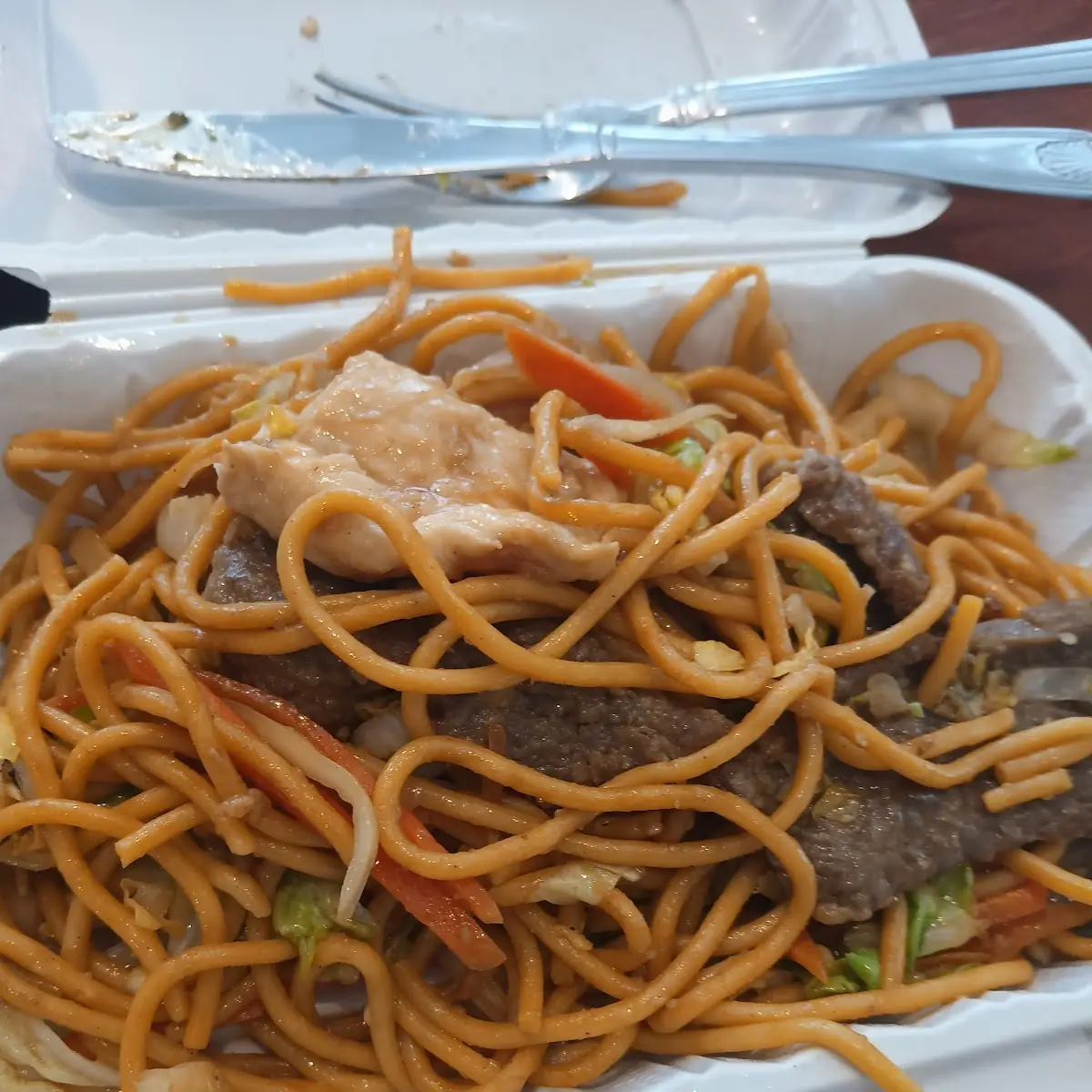 Chow Mein Chicken Shrimp or Beef