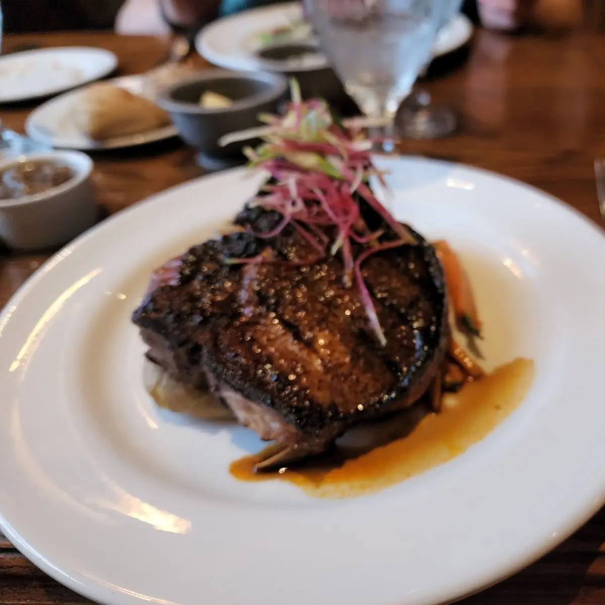 BBQ Rubbed Porterhouse Pork Chop