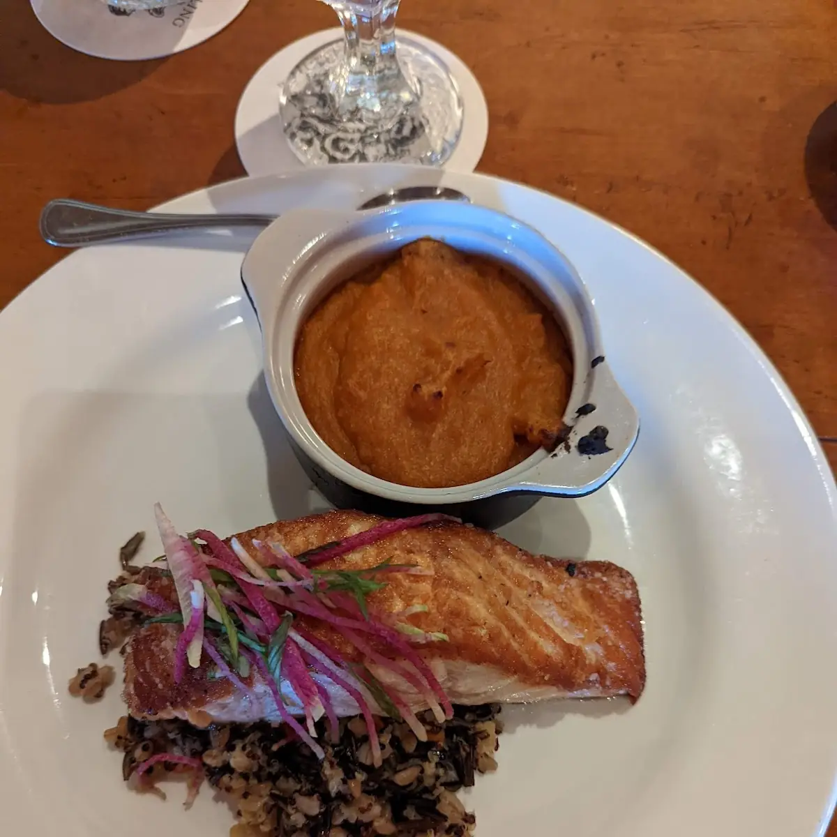 Salmon Rice Pilaf Sweet Potato Casserole