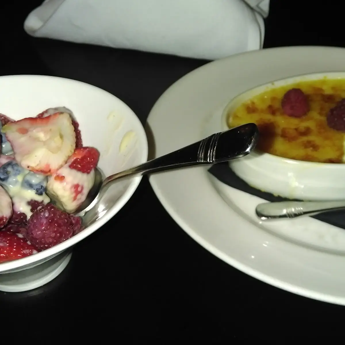 Berries & Cream or Crème Brûlée