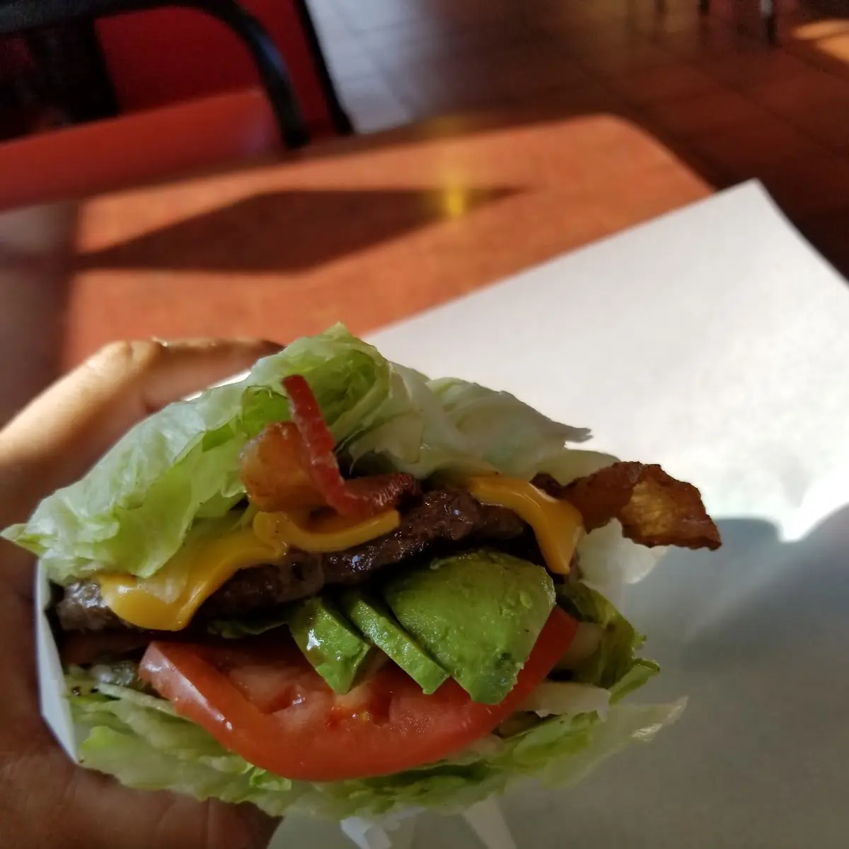Avocado Bacon Cheeseburger Wrap