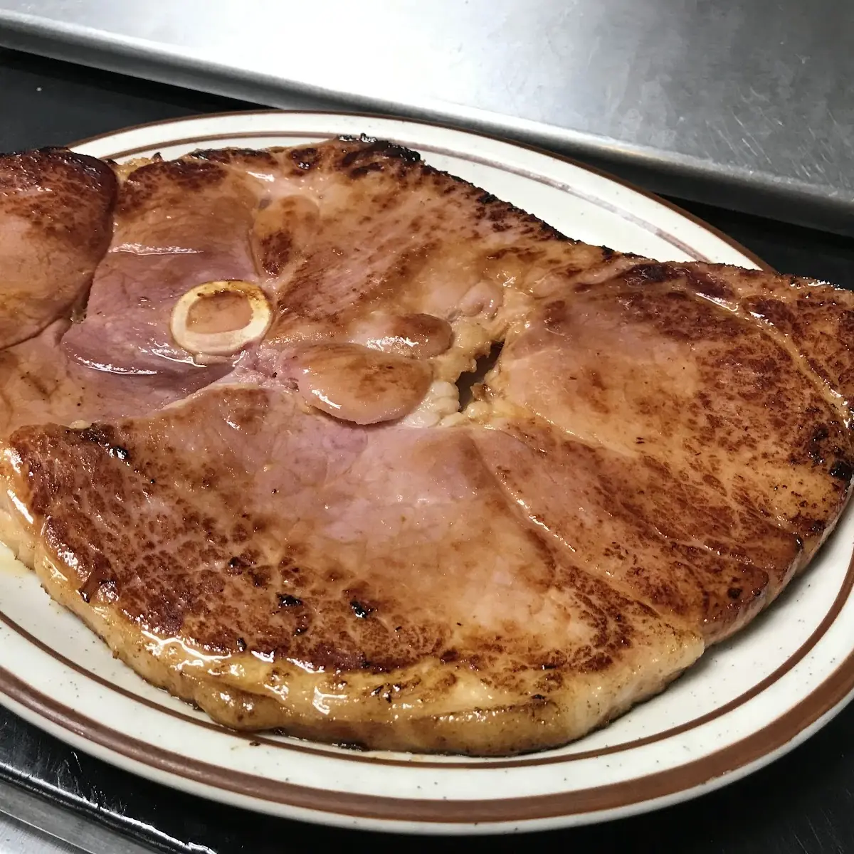 Ham Steak & Eggs