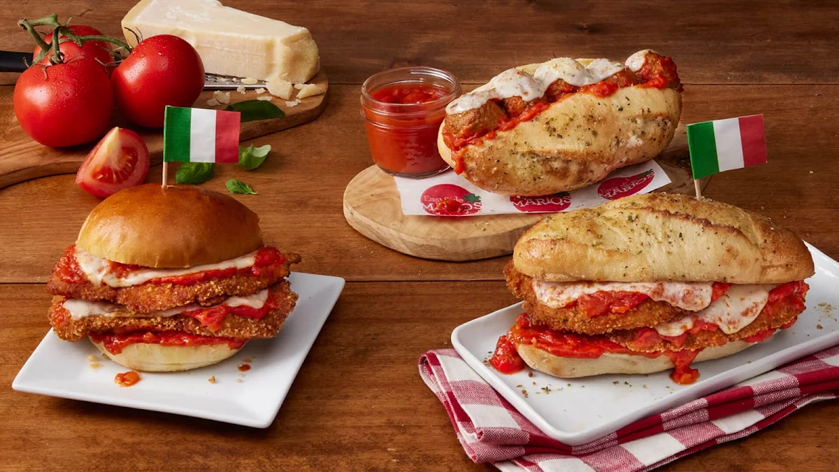 Chicken Parm Hero Sandwich, East Side Mario's