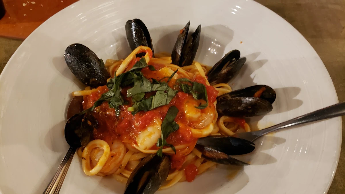 Seafood Linguini, East Side Mario's