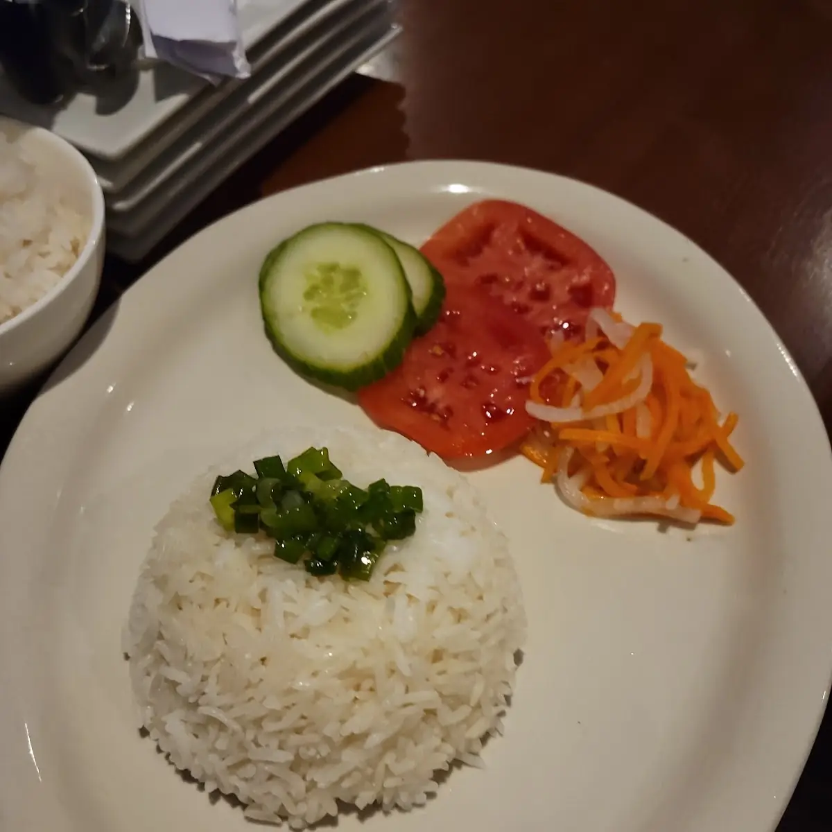White Rice with Vegetables