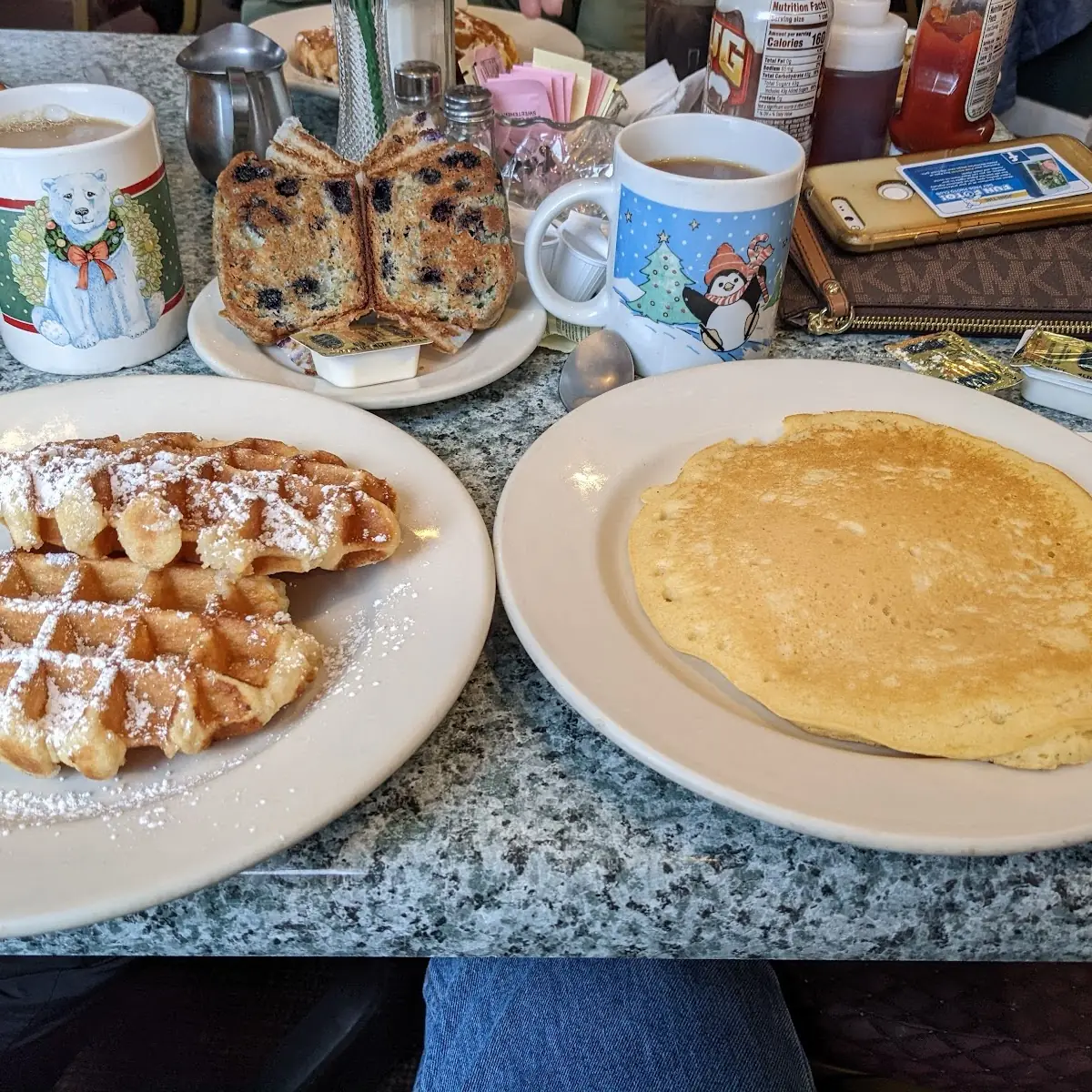 Waffles and a Pancake