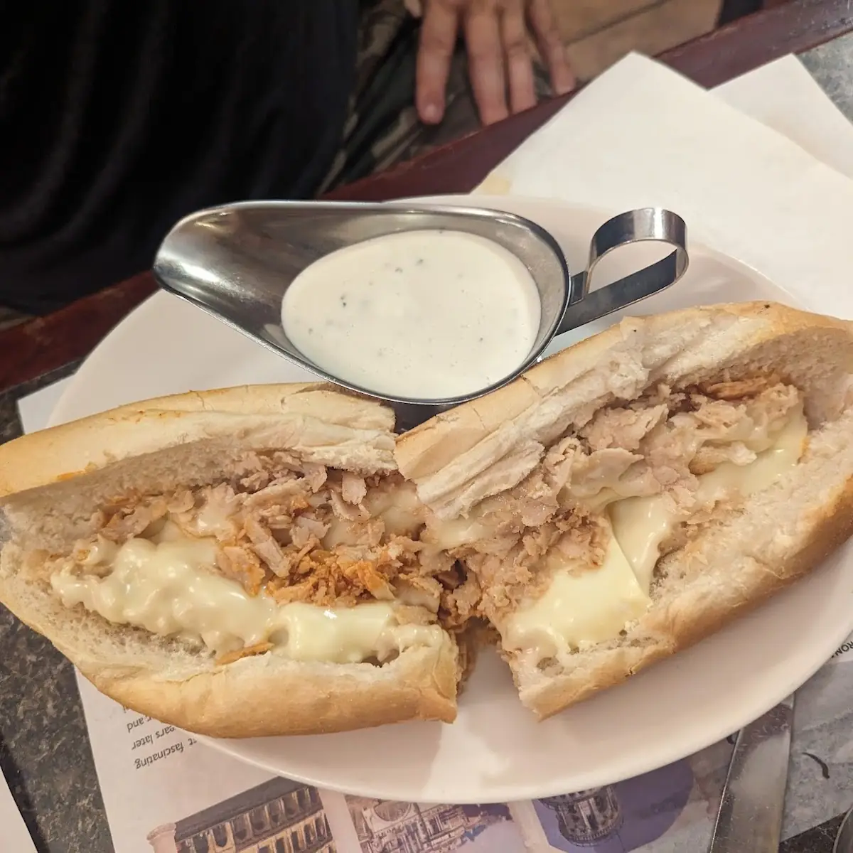 Buffalo Chicken Cheesesteak Sandwich