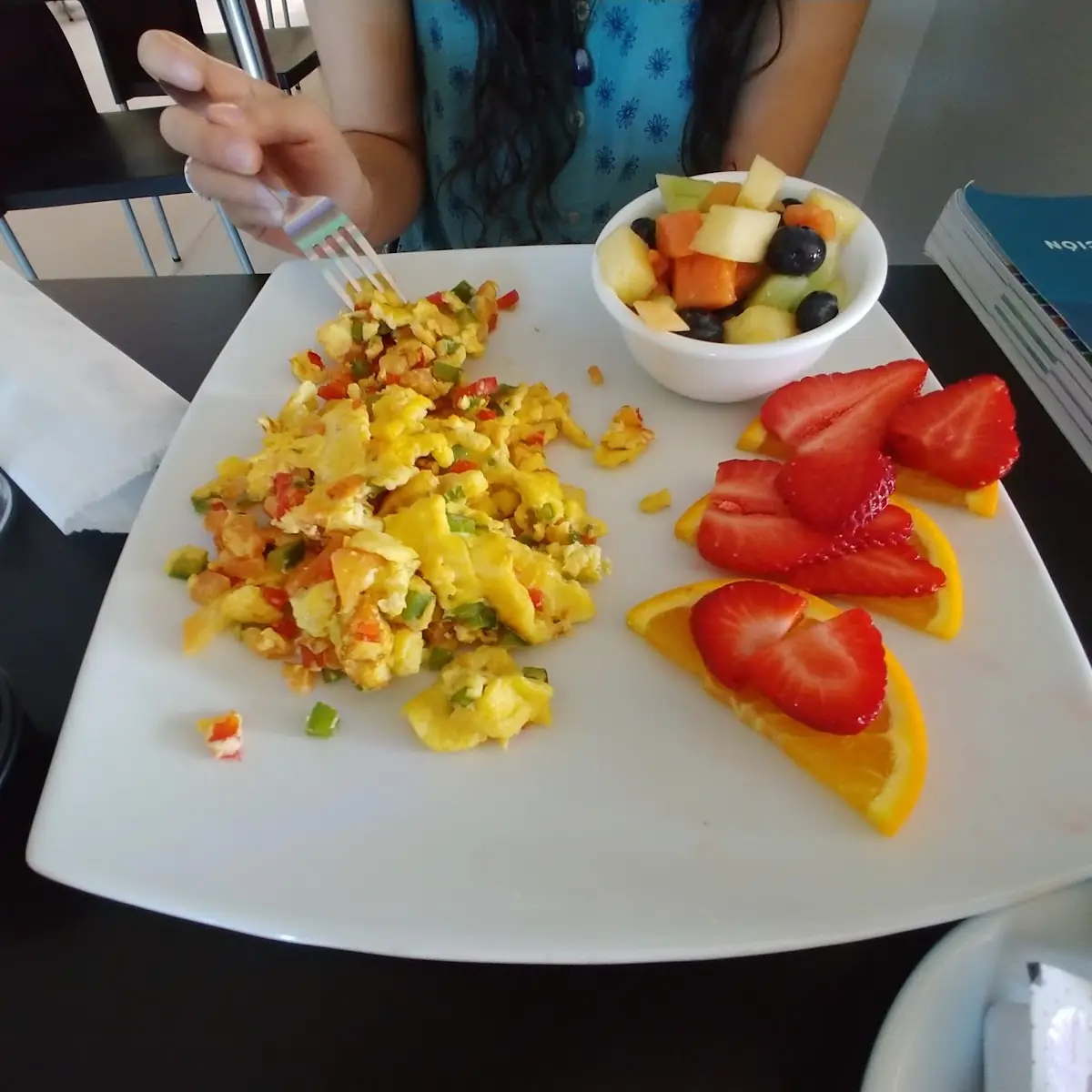 Omelette De Vegetales Y Frutas