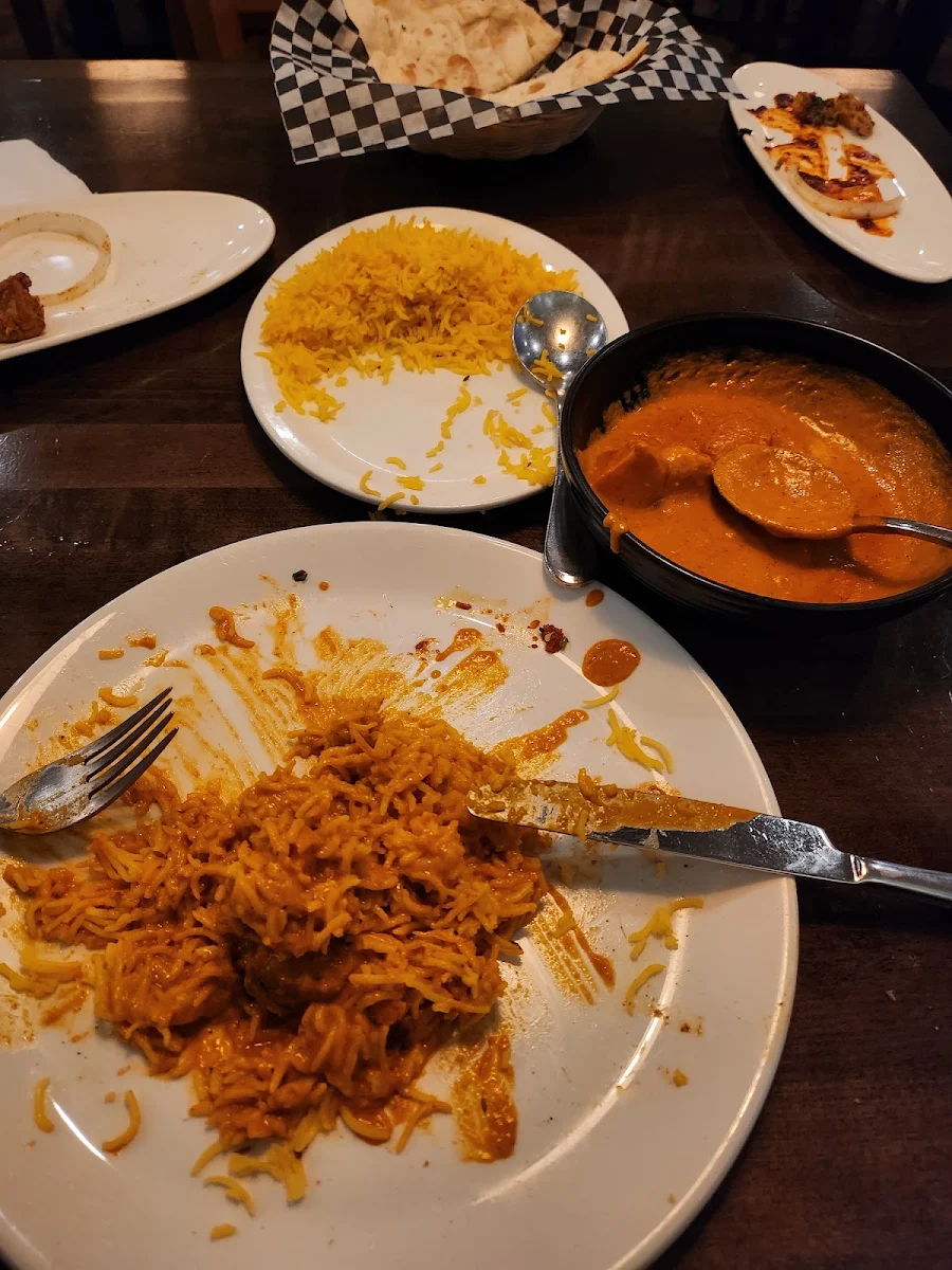 Butter Chicken and Saffron Rice, Caraway Grill - Regina Downtown
