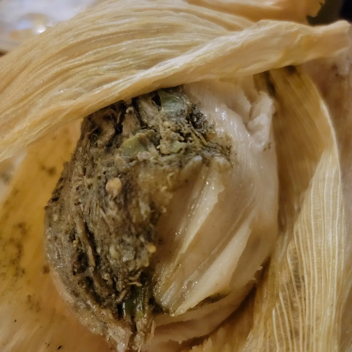 Chile Verde Tamale