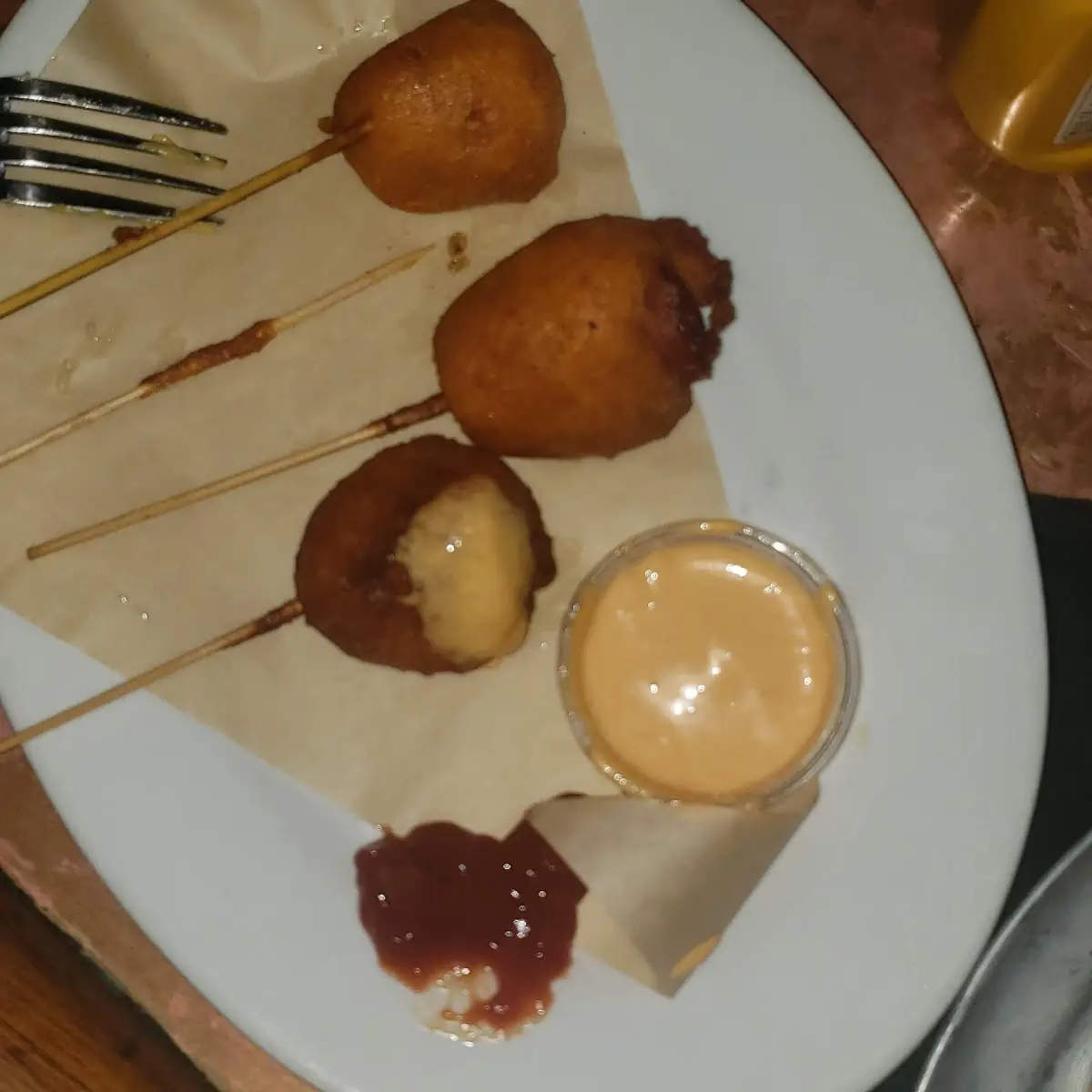 Hand-Dipped Corn Dog Pups