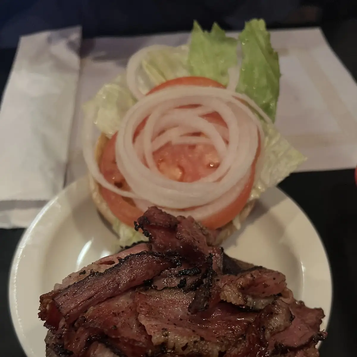 Burger with Pastrami