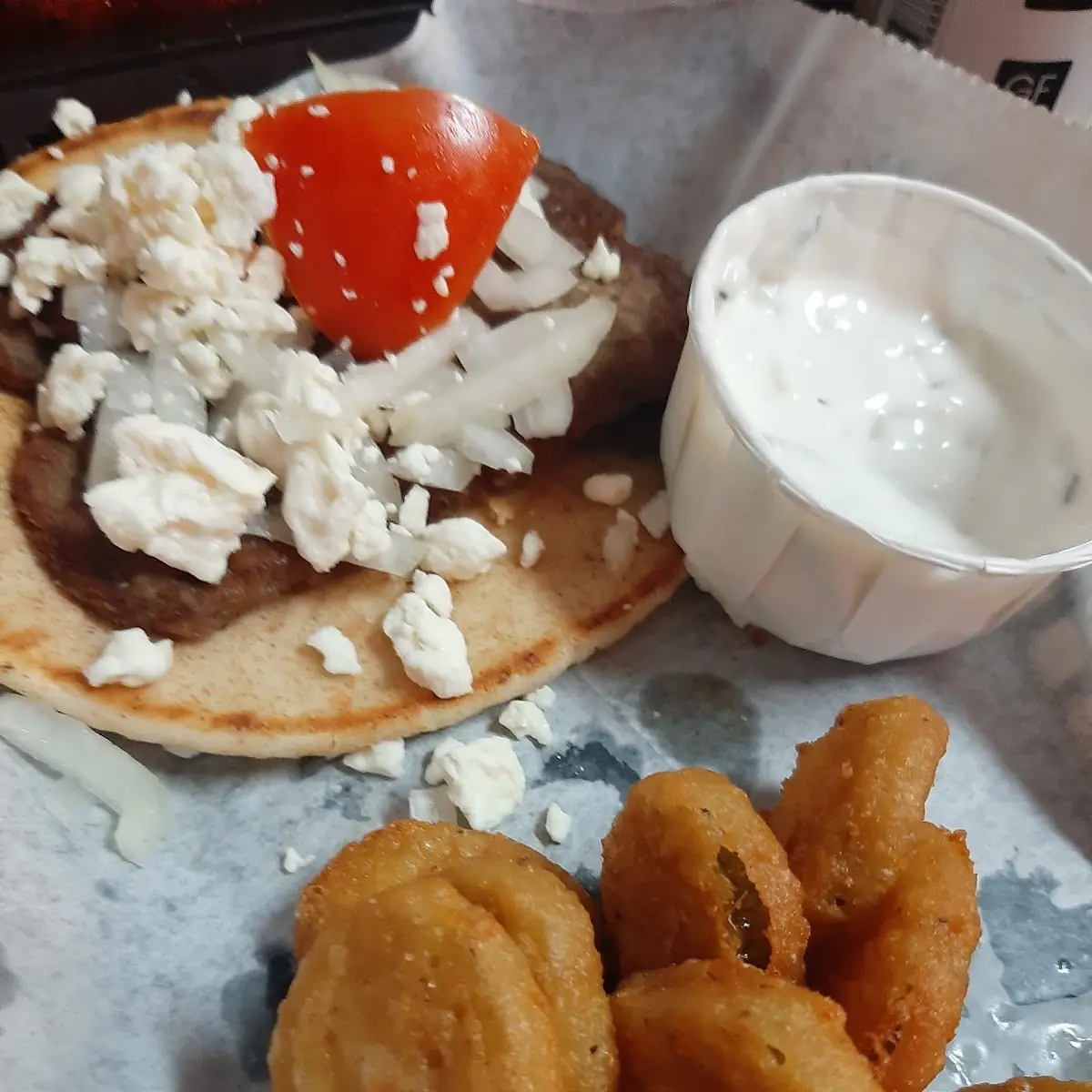 Gyro Fried Pickles