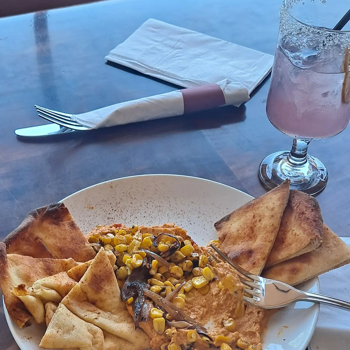 Hummus and Pita Bread