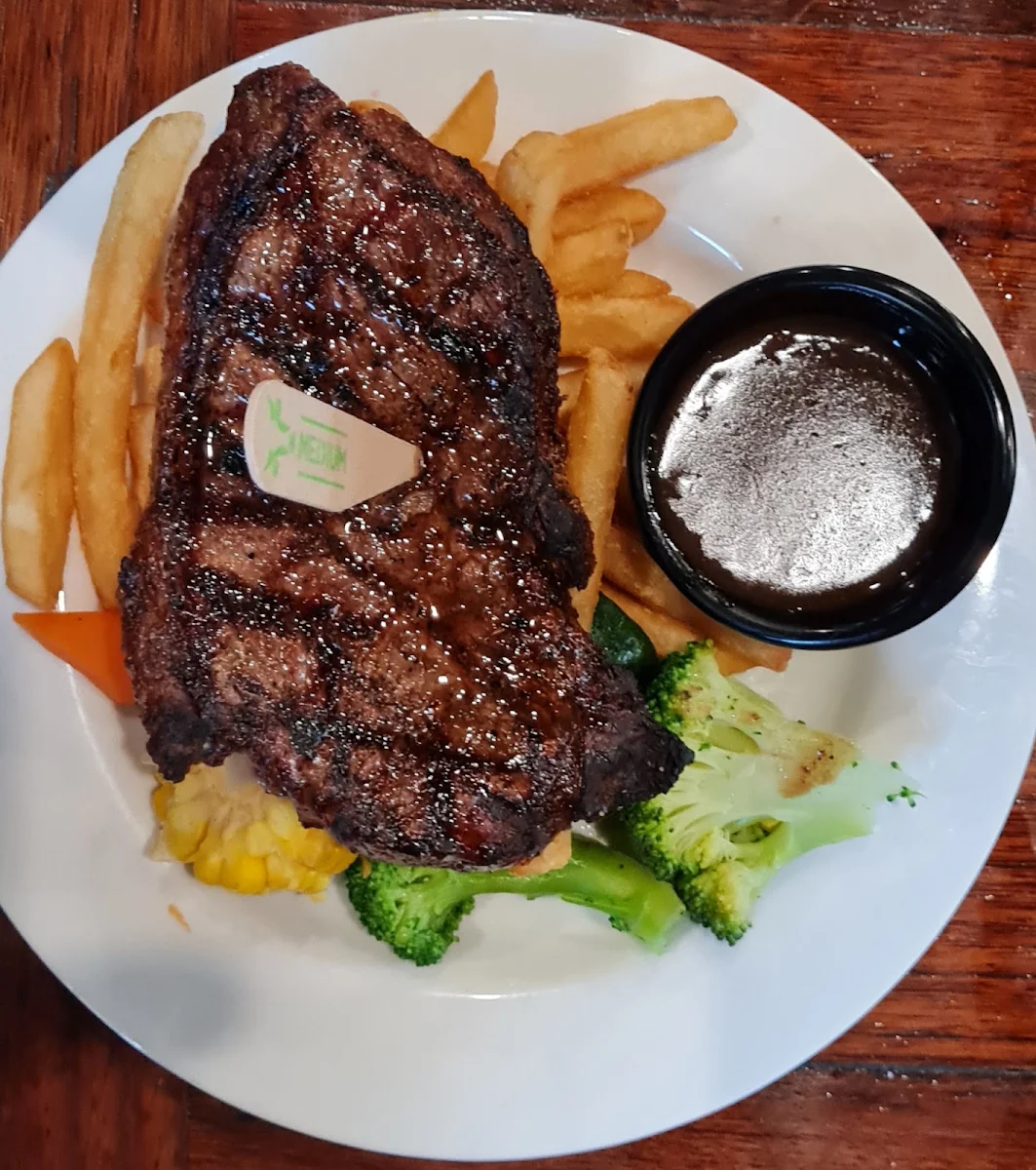 250gm Steak and Chips, Riverina Hotel
