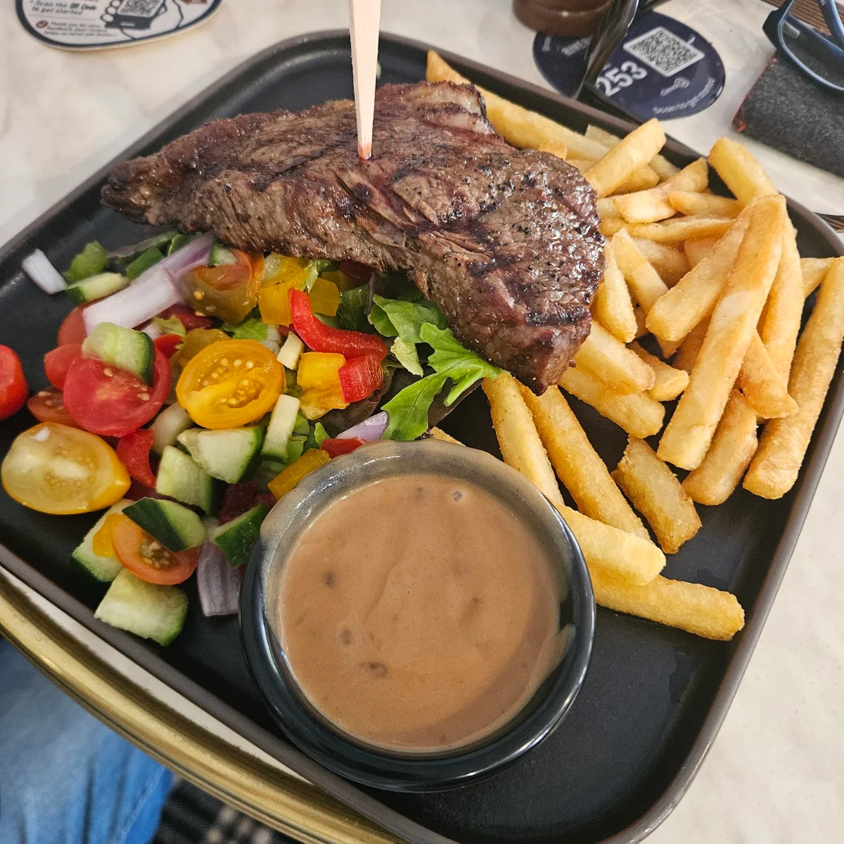 Steak Sandwich with Chips, Riverina Hotel
