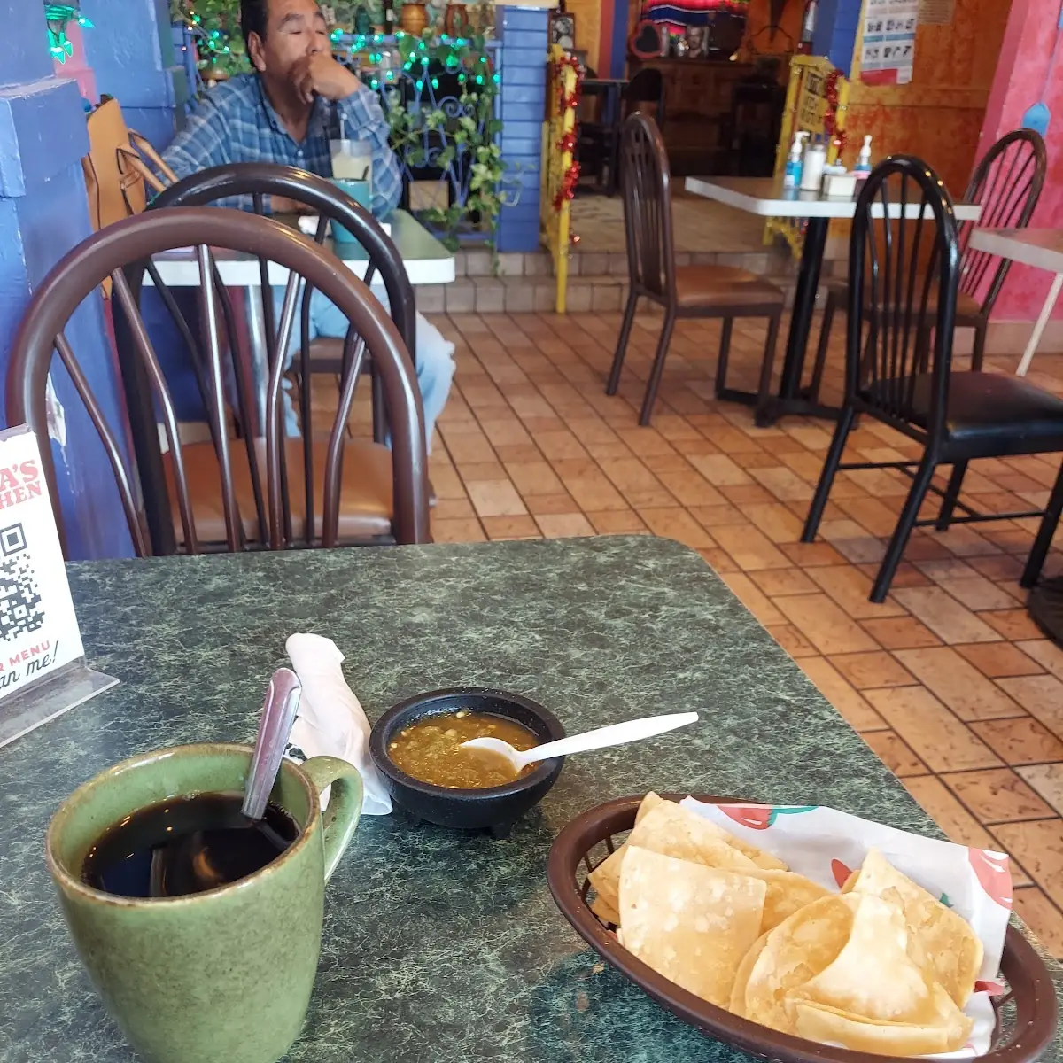 Coffee Chips and Salsa Verde