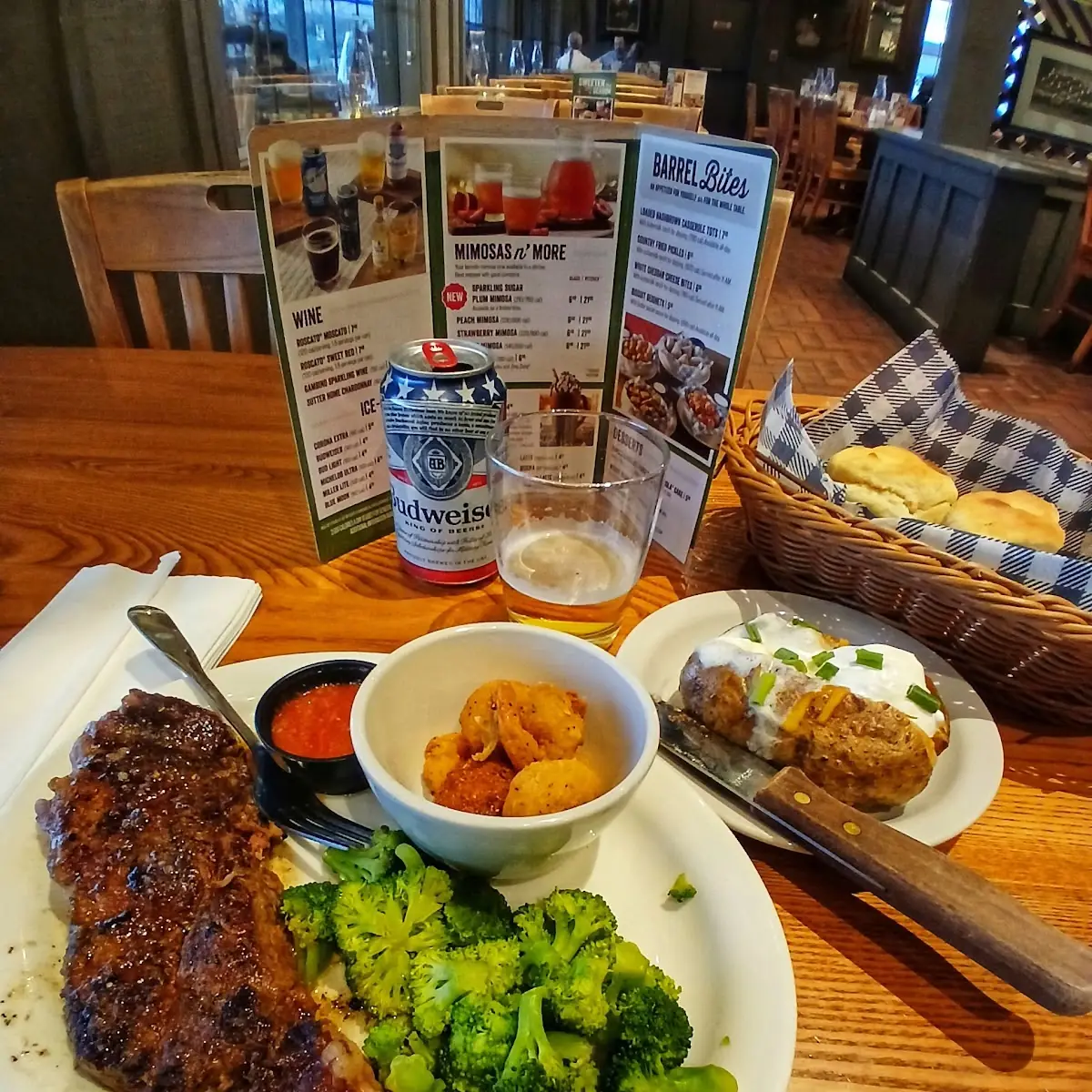 New York Strip Steak & Shrimp Combo