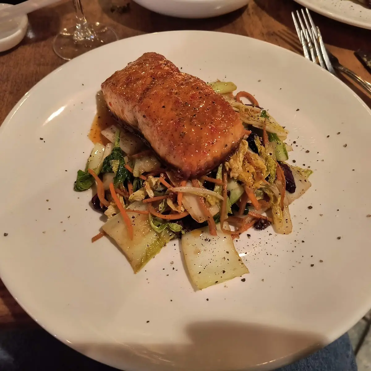 Salmon and Mixed Vegetable