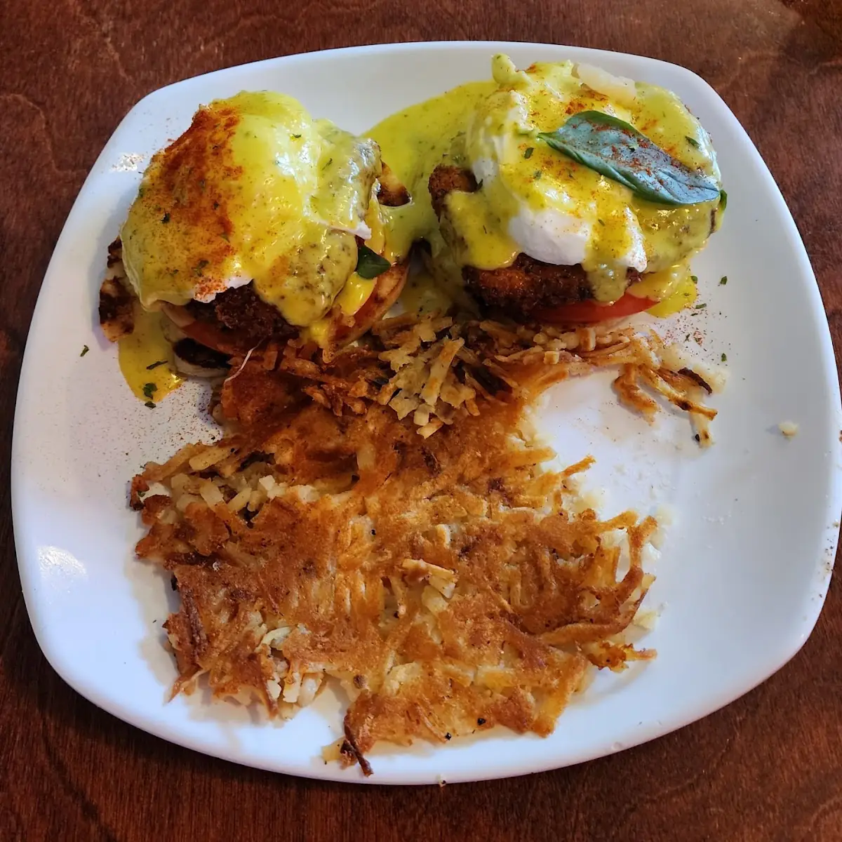 Caprese Eggs Benedict