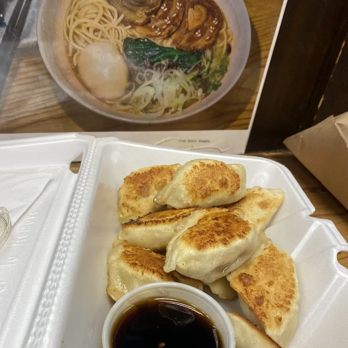 Dumpling Soup & Soda