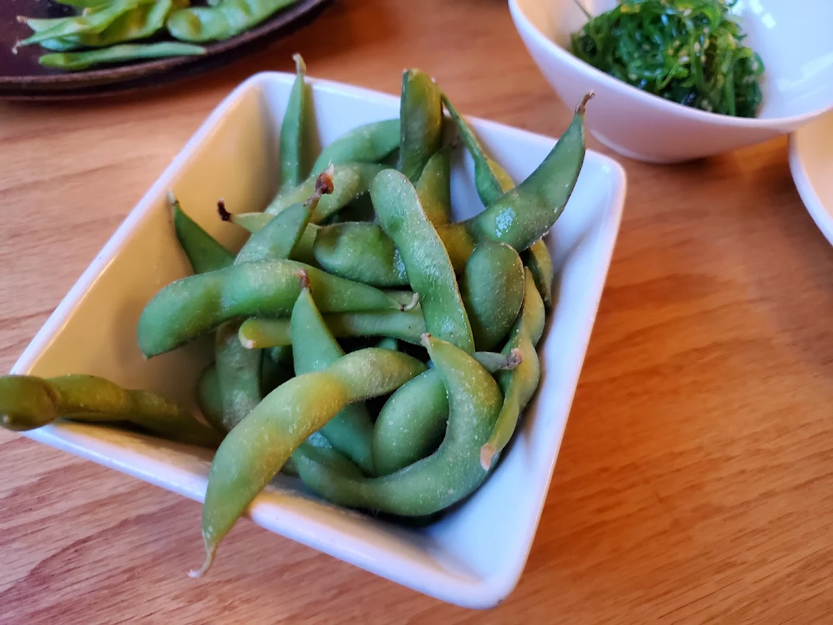 Edamame Beans, Mikado Japanese Restaurant