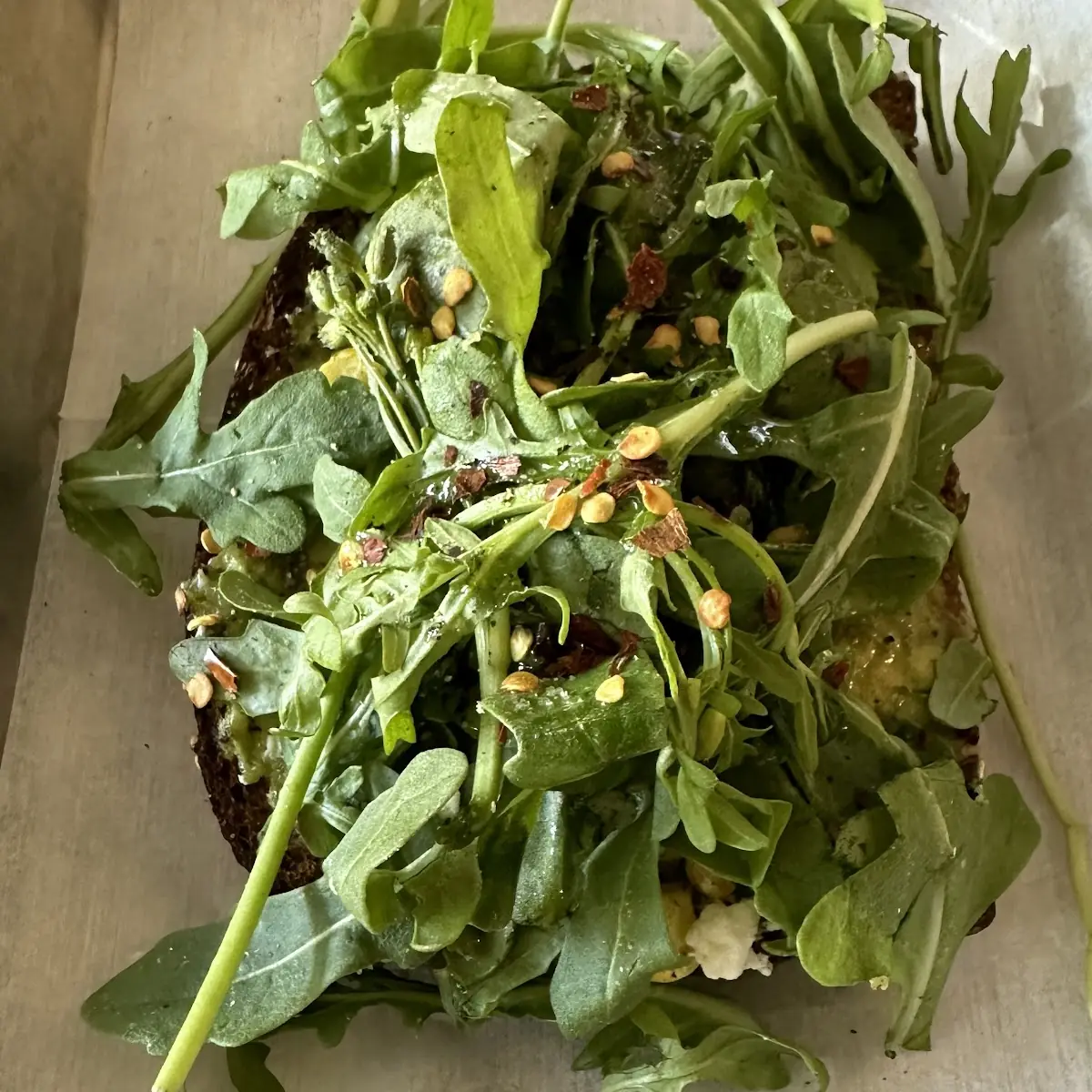 Avocado Toast with Arugula