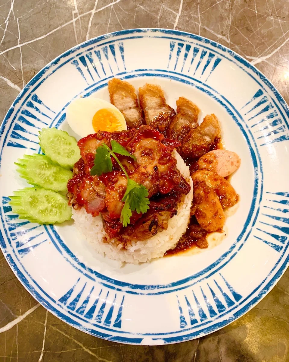 BBQ Pork with Rice, Chat Thai - The Galeries