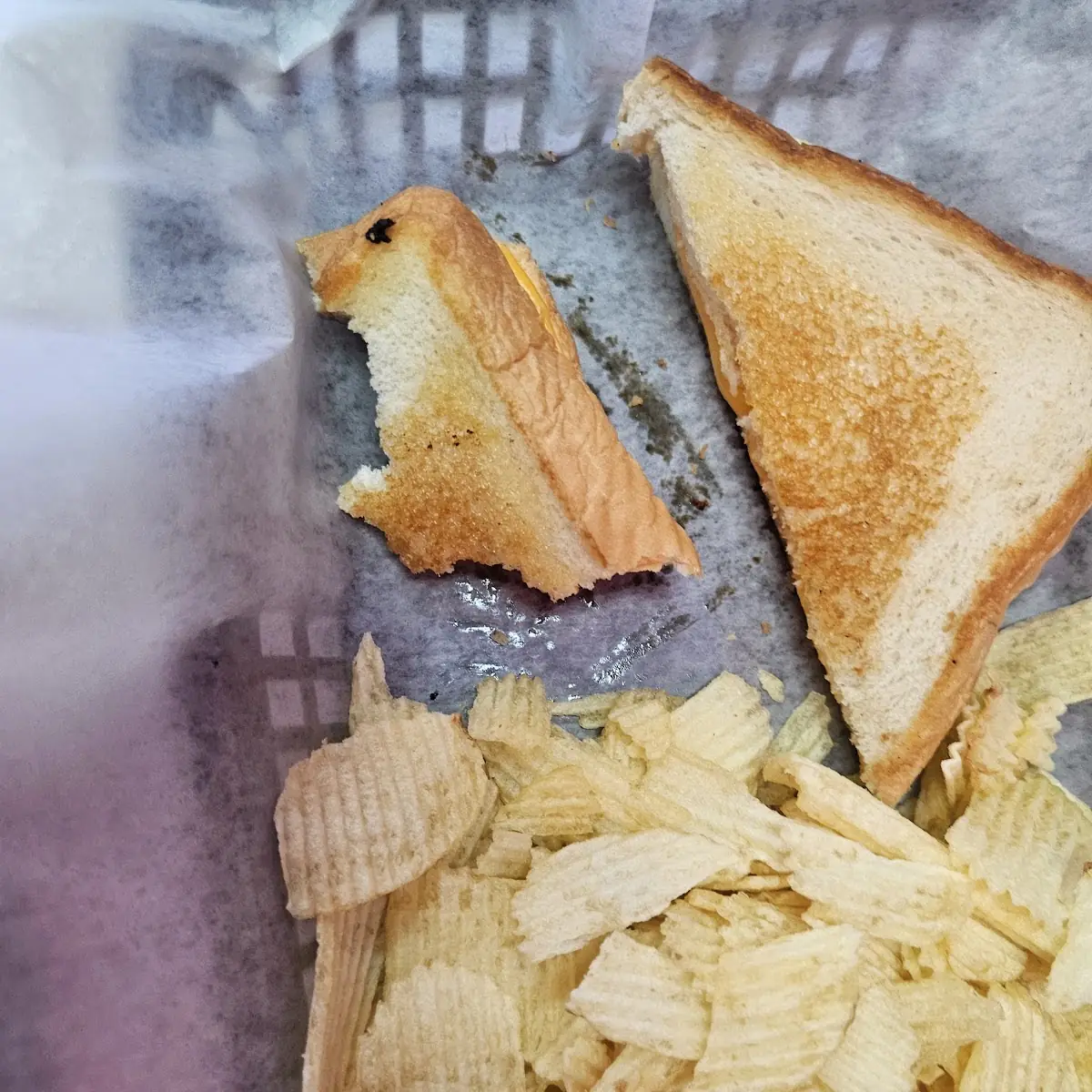 Grilled Cheese with Chips