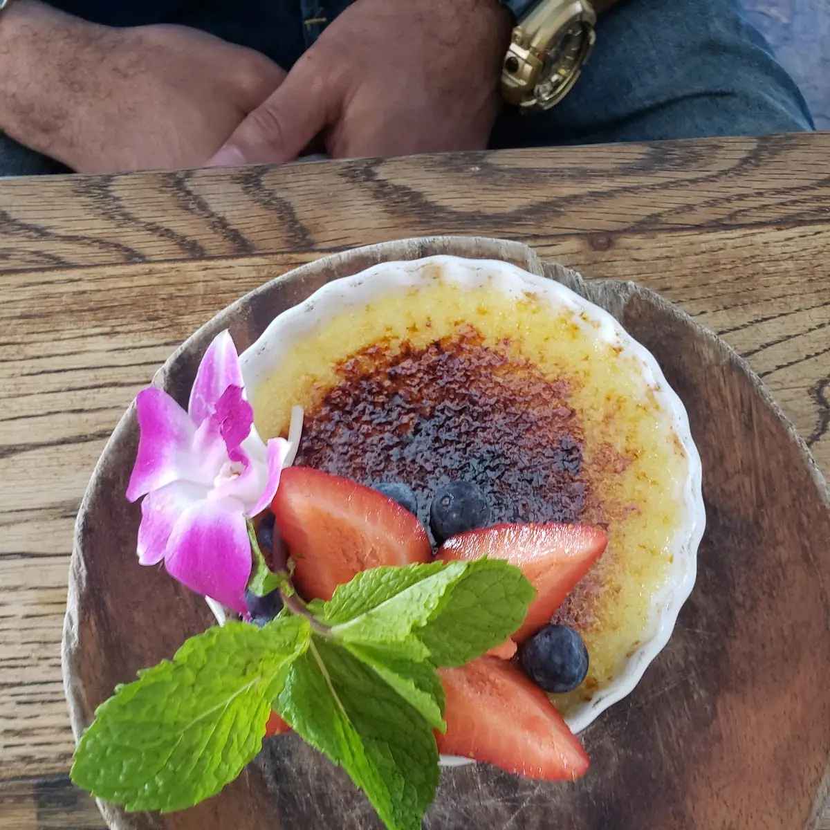 Hawaiian Ginger Crème Brulee