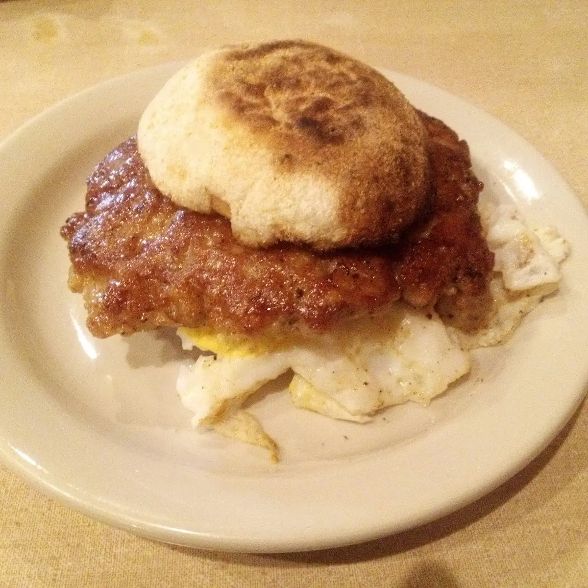 Sausage and Egg Biscuit