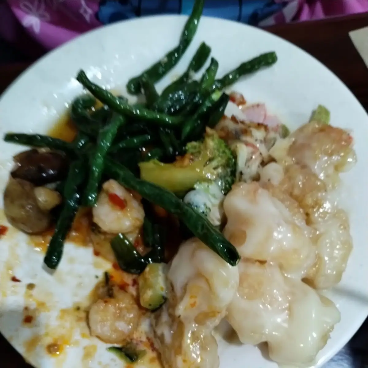 Walnut Shrimp Green Beans