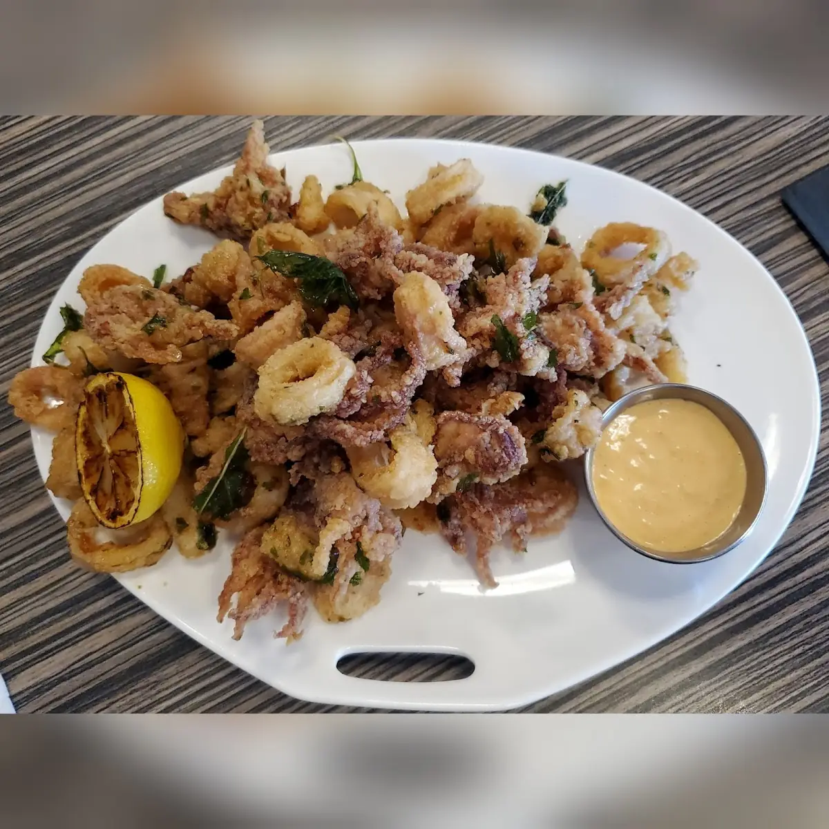 Semolina Fried Calamari